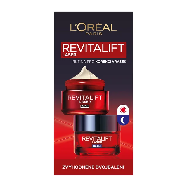L'Oréal Paris Dárková sada pleťových krémů Revitalift Laser