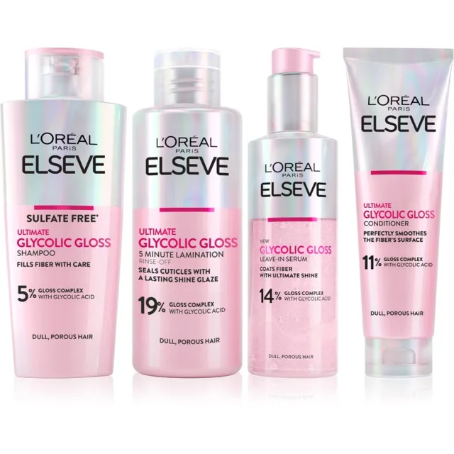 L’Oréal Paris Elseve Glycolic Gloss sada na vlasy