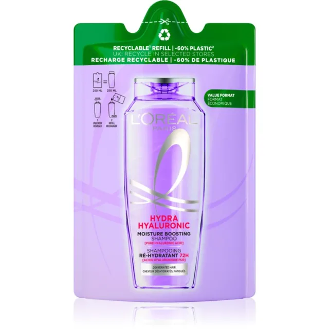 L’Oréal Paris Elseve Hyaluron Plump hydratační šampon s kyselinou hyaluronovou Refill 250 ml