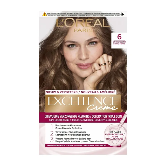 L'Oréal Paris Excellence Creme, 6 tmavá blond