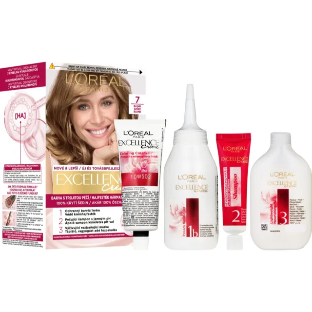 L’Oréal Paris Excellence Creme barva na vlasy odstín 7 1 ks