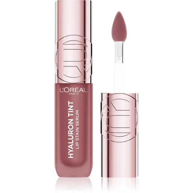 L’Oréal Paris Hyaluron Tint Lip Stain Serum tekutá rtěnka s hydratačním účinkem odstín 635 Worth It Medium 5 ml