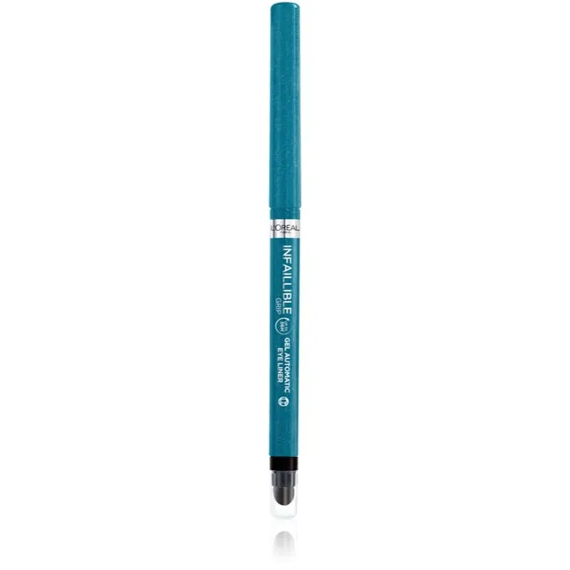 L’Oréal Paris Infaillible Grip 36h Gel Automatic Liner gelová tužka na oči s aplikátorem odstín 07 Turquoise Faux Fur 0.4 g