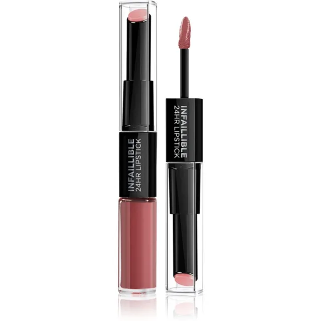 L’Oréal Paris Infallible 24H dlouhotrvající rtěnka a lesk na rty 2 v 1 odstín 806 Infinite Intimacy 5.7 g