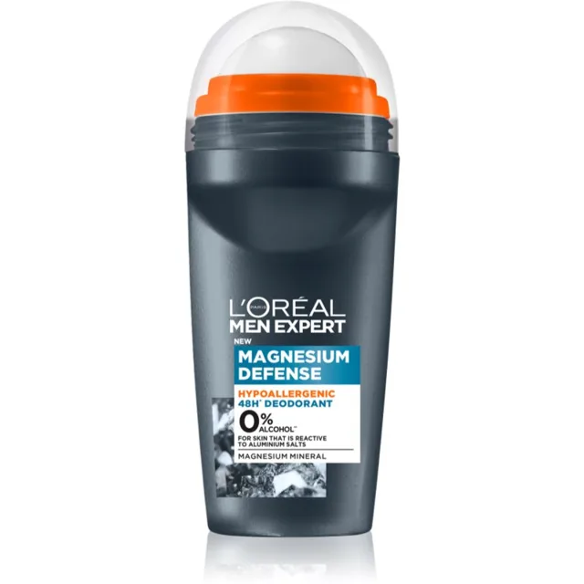 L’Oréal Paris Men Expert Magnesium Defence deodorant roll-on pro muže 50 ml