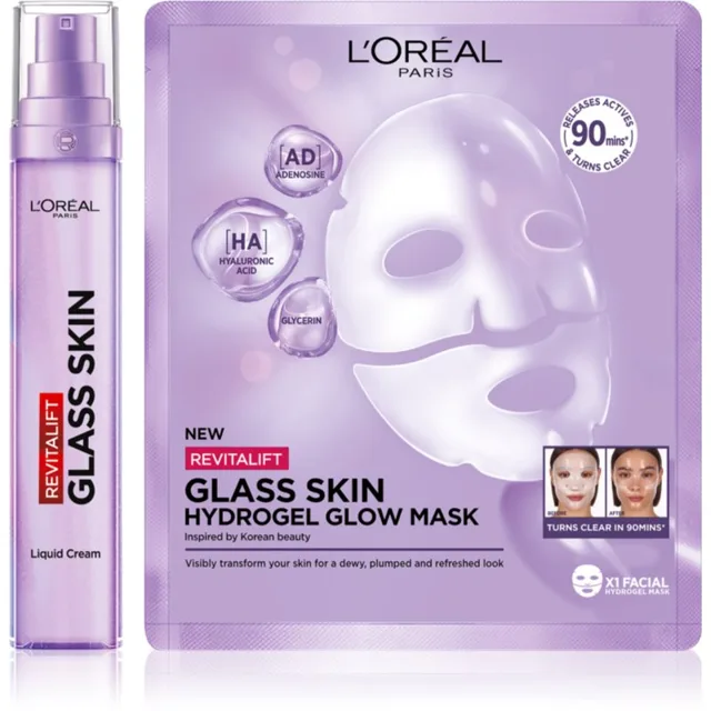 L’Oréal Paris Revitalift Filler Glass Skin sada pro péči o pleť