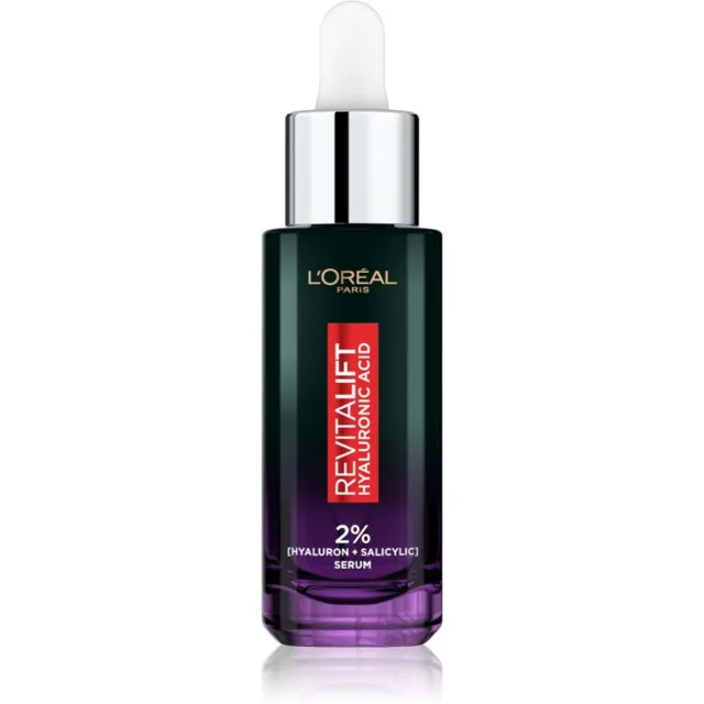 L’Oréal Paris Revitalift Hyaluronic Acid noční sérum na redukci mastnoty pleti 30 ml