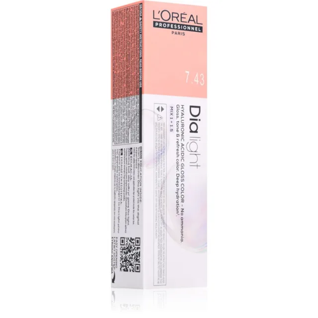 L’Oréal Professionnel Dia Light barva na vlasy odstín 7.43 60 ml