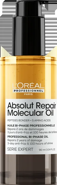 L'Oréal Professionnel Dvoufázový olej pro poškozené vlasy Absolut Repair Molecular (Bi-Phase Oil) 90 ml