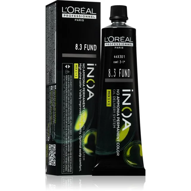 L’Oréal Professionnel Inoa permanentní barva na vlasy bez amoniaku odstín 8.3 FUNDAMENTAL 60 ml