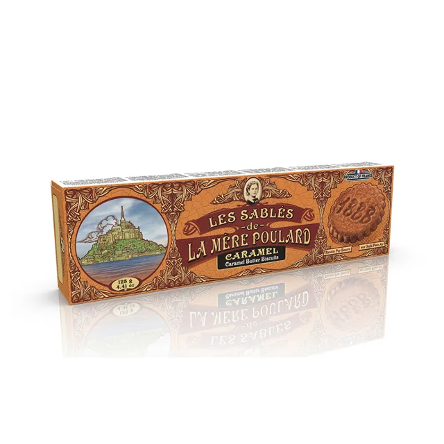 LA MÉRE POULARD Collector sablés máslovo-karamelové sušenky 125 g
