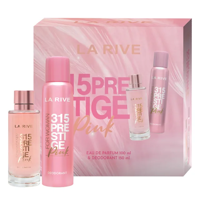 La Rive 315 Prestige Pink - EDP 100 ml + deodorant ve spreji 150 ml