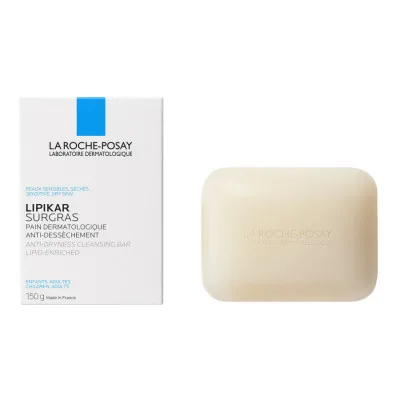 LA ROCHE-POSAY Lipikar Surgras Fyziologické mýdlo v kostce 150g