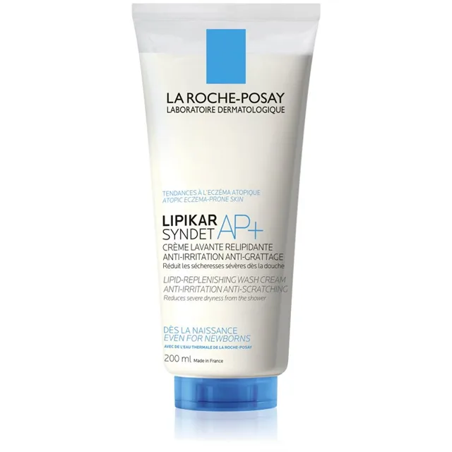 La Roche-Posay Lipikar Syndet AP+ čisticí krémový gel proti podráždění a svědění pokožky 200 ml
