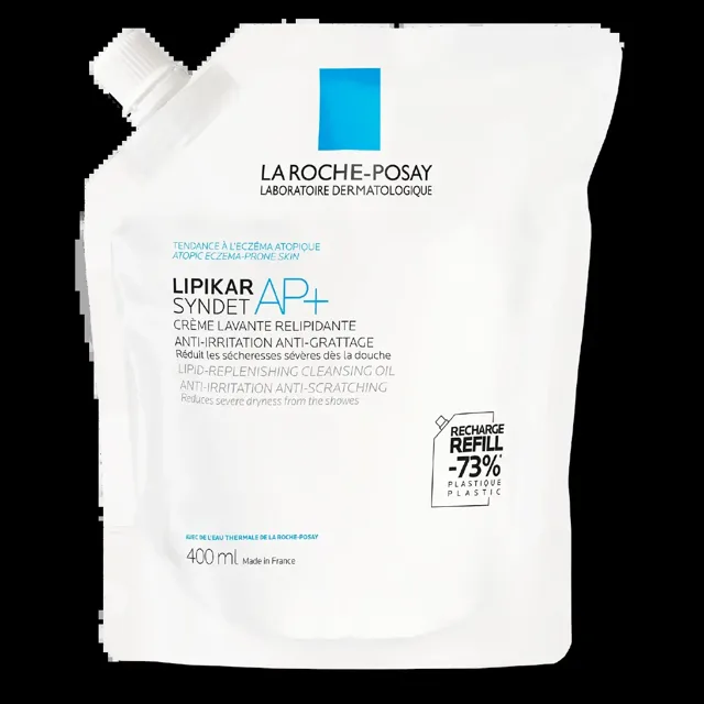LA ROCHE-POSAY LIPIKAR Syndet AP+ gel náplň 400ml