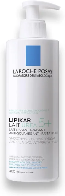 La Roche-Posay Lipikar Urea Milk 5%, telové mléko 400 ml (poškozený aplikátor)