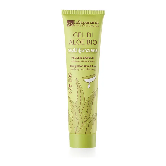 LA SAPONARIA Aloe vera gel na tělo a vlasy BIO univerzální pomocník 150 ml