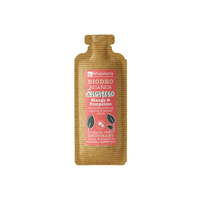 LA SAPONARIA Náplň do roll-on Sunrise - Mango & Grapefruit BIO 40 ml