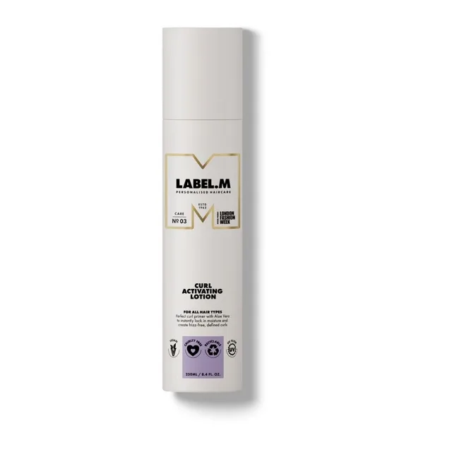 Label.M Curl Activating Lotion 250ml - Mléko pro definici vln a kudrn