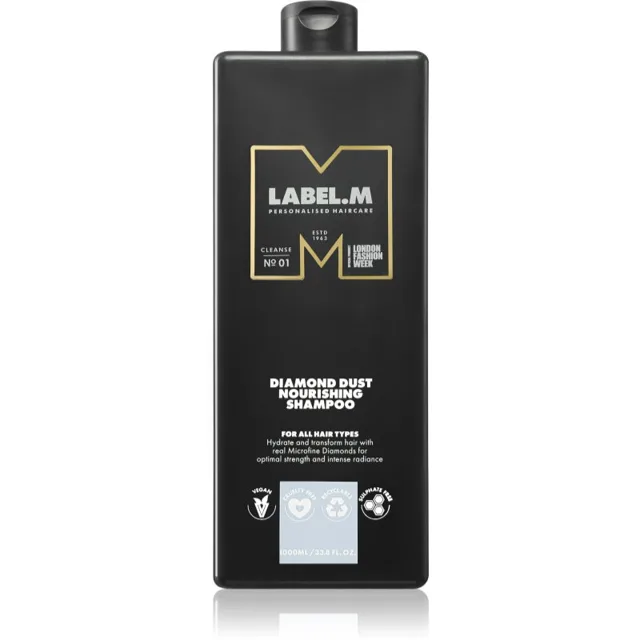 label.m Diamond Dust Nourishing Shampoo vyživující šampon pro všechny typy vlasů 1000 ml