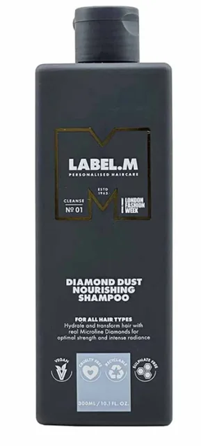 Label.M Diamond Dust Výživný šampon, 300 ml