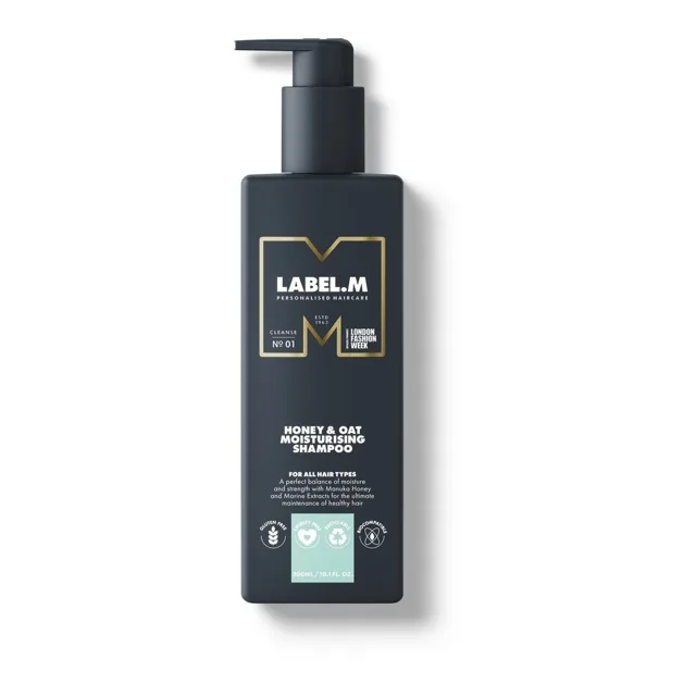 Label.M Honey & Oat Moisturising Shampoo 1000ml - Hydratační šampon pro suché vlasy