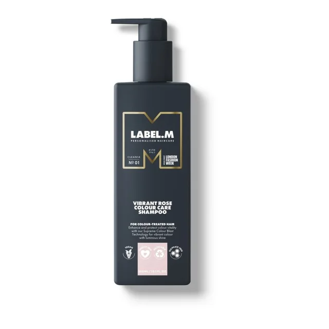 Label.M Vibrant Rose Colour Care Shampoo 300ml - Šampon pro barvené vlasy