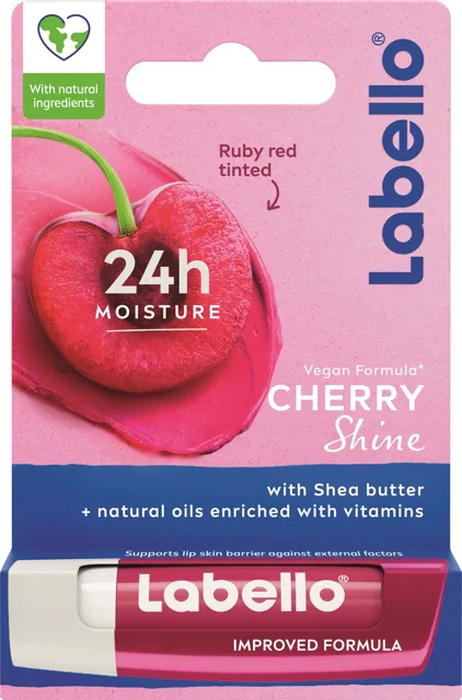 Labello Tónovací balzám na rty Cherry Shine Caring Lip Balm 4,8 g