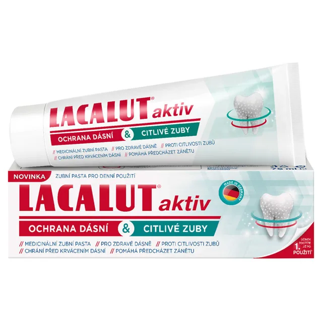 LACALUT Aktiv Ochrana dásní & Citlivé zuby 75 ml