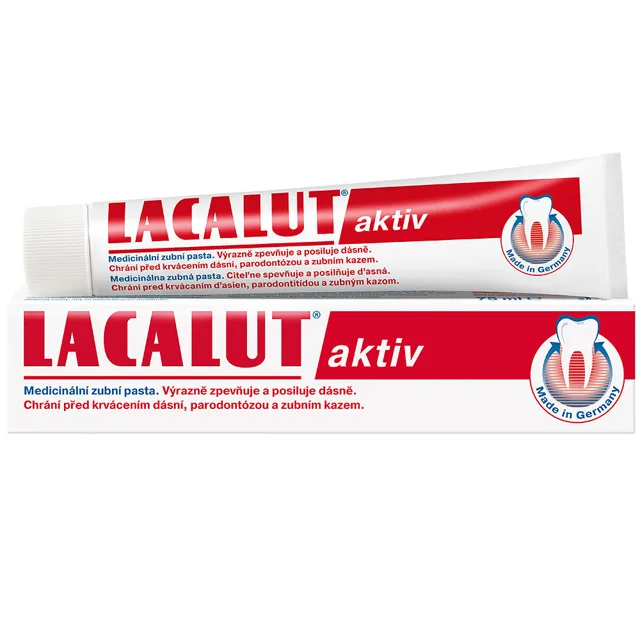 LACALUT Aktiv Zubní pasta při parodontóze 75 ml