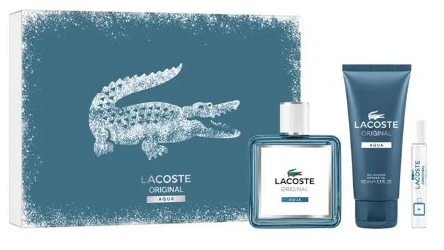 Lacoste Lacoste Original Aqua - EDP 100 ml + sprchový gel 100 ml + EDP 7,5 ml