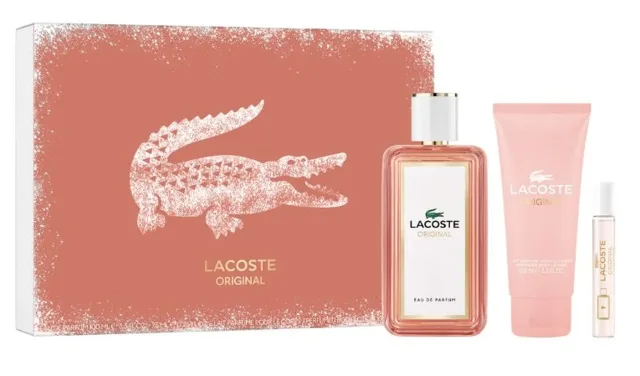 Lacoste Lacoste Original Pour Femme - EDP 100 ml + tělové mléko 100 ml + EDP 7,5 ml