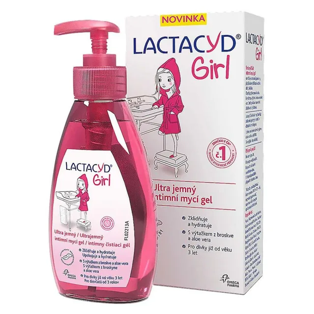 LACTACYD Girl Ultra jemný intimní mycí gel 200 ml