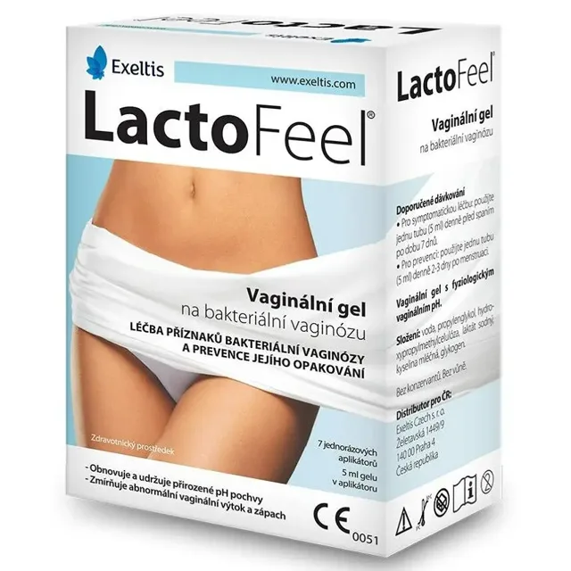 LactoFeel vaginální gel 7 x 5 ml