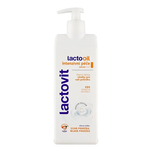 LACTOVIT Lactooil tělové mléko intenzivní péče 400 ml