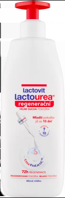 Lactovit Lactourea tělové mléko regenerační 400 ml