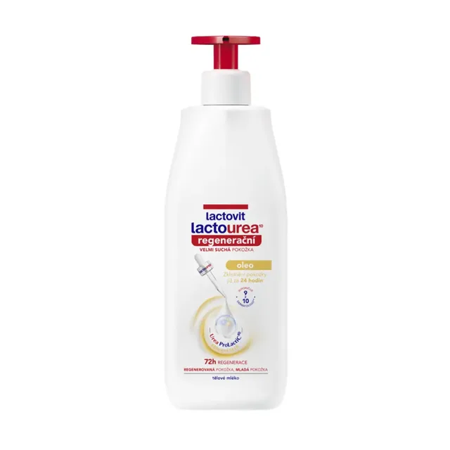 Lactovit Regenerační tělové mléko Lactourea 400 ml