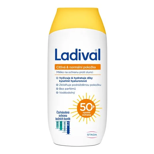 Ladival mléko pro citlivou pokožku OF 50+ 200 ml