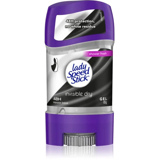 Lady Speed Stick Invisible Dry gelový antiperspirant s 48hodinovým účinkem pro ženy 65 g