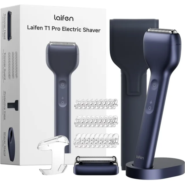 Laifen T1 Pro Giftbox elektrický holicí strojek dárková sada Dark Blue 1 ks