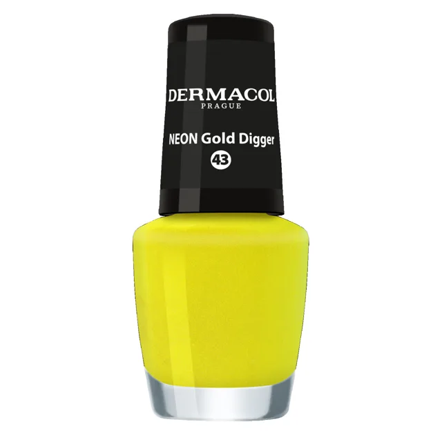 Lak na nehty Neon Gold Digger č.43 Dermacol - Oficiální e-shop Dermacol