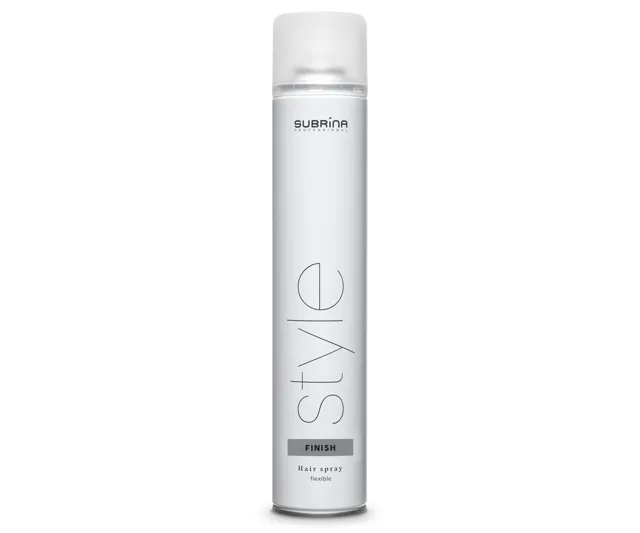 Lak na vlasy s flexibilní fixací Subrina Professional Style Finish Hair Spray Flexible - 500 ml (061073) + dárek zdarma