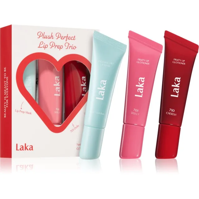 Laka Plush Perfect Lip Prep Trio dárková sada na rty