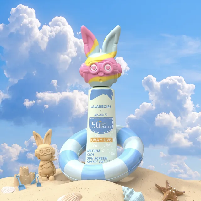 LALARECIPE - Matcha Cica Sunscreen – Zklidňující opalovací krém s matchou a cicou - 50 ml
