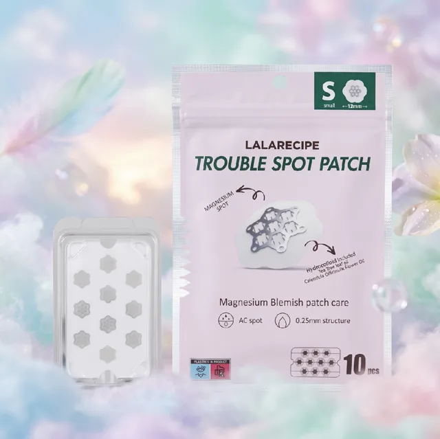 LALARECIPE - Trouble Spot Patch (S) – Náplasti na akné a nedokonalosti (velikost S) - 10ks