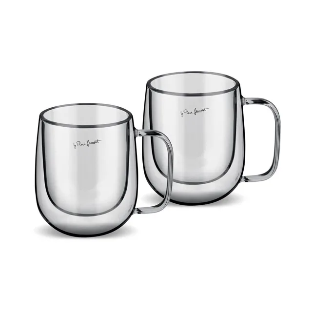 LAMART LT9034 Vaso sklenice mocca 250 ml 2 ks