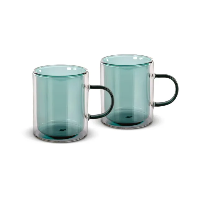 LAMART LT9122 Vaso sklenice na čaj 350 ml 2 ks tyrkysové