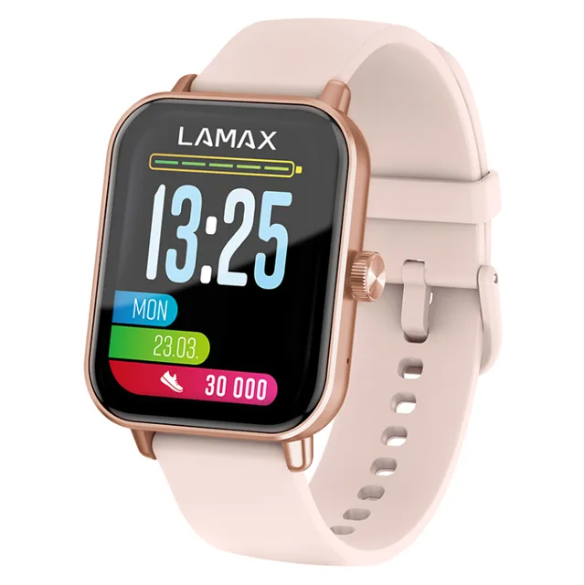 LAMAX BCool 2 Play Rose Gold chytré hodinky, rozbalené