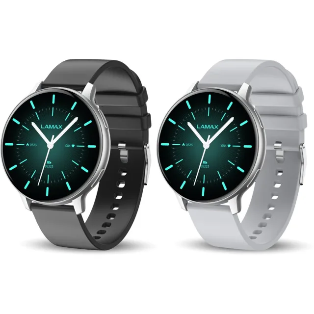 LAMAX Electronics Aura Silver chytré hodinky 1 ks
