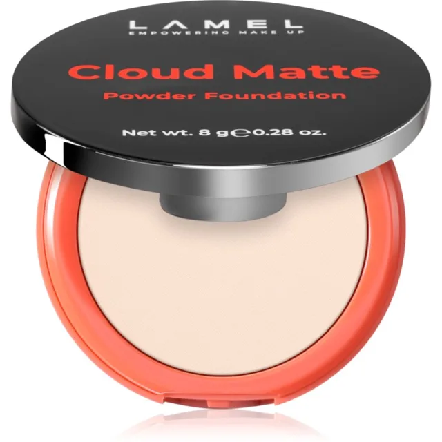 LAMEL Cloud Matte Powder Foundation matující pudrový make-up odstín 01 Fair Ivory 8 g